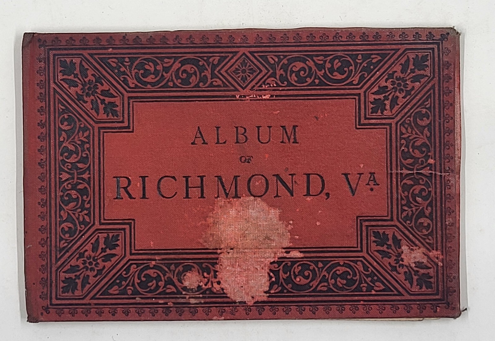 Antique Souvenir Photo Album ©️1882 By Adolph Wittemann Richmond Virginia Rare