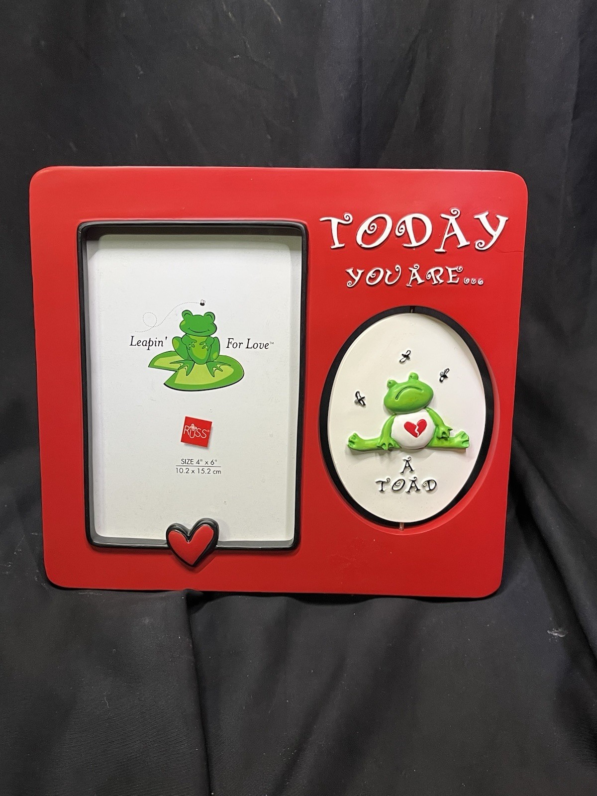 Russ Berrie Leaping For Love Prince Or Toad Picture #29413 Size 4 Russ Berrie Leaping For Love Prince Or Toad Picture #29413 Size 4