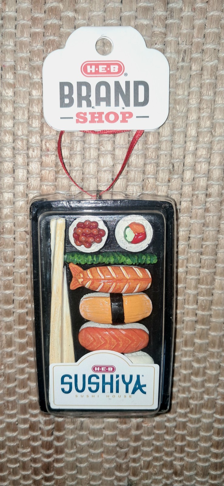 H-E-B Sushiya Bento Box Ornament Brand Shop Texas Sushi HEB Holiday Viral TikTok H-E-B Sushiya Bento Box Ornament Brand Shop Texas Sushi HEB Holiday Viral TikTok