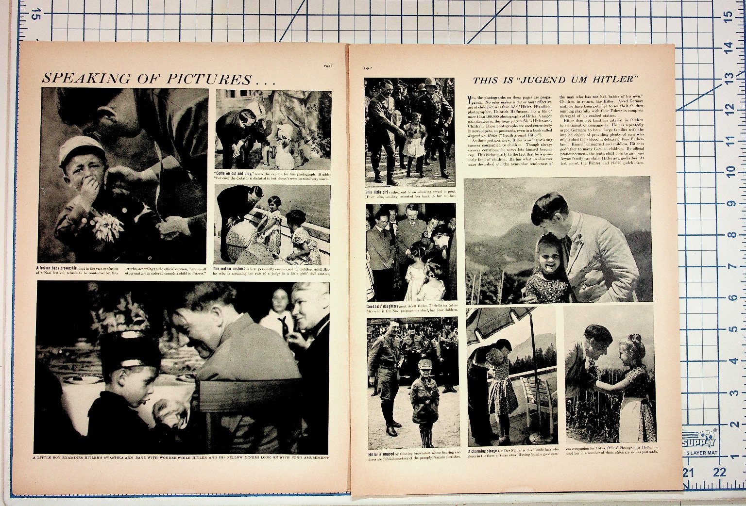 1930s Magazine Article Hitler Youth Propaganda Heinrich Hoffmann Photos 1930s Magazine Article Hitler Youth Propaganda Heinrich Hoffmann Photos