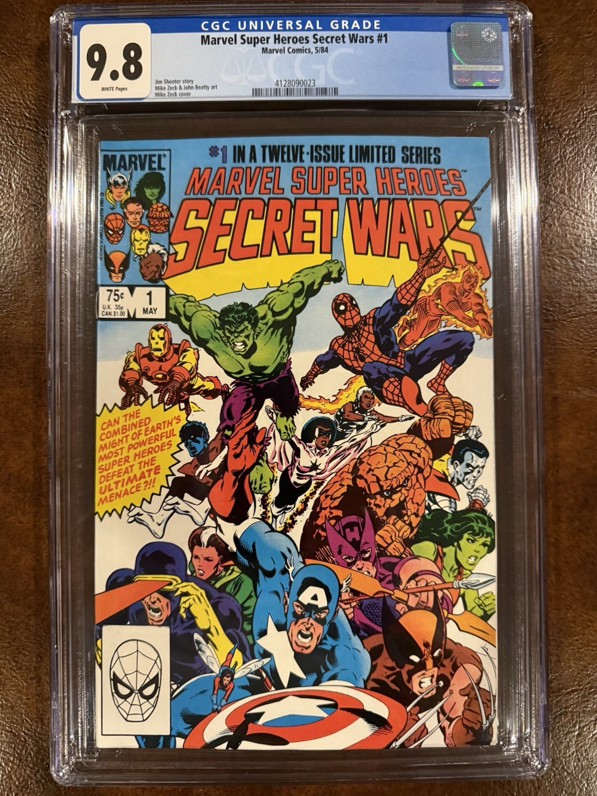 Marvel Super Heroes Secret Wars #1 CGC 9.8 (Marvel 1984)  WP