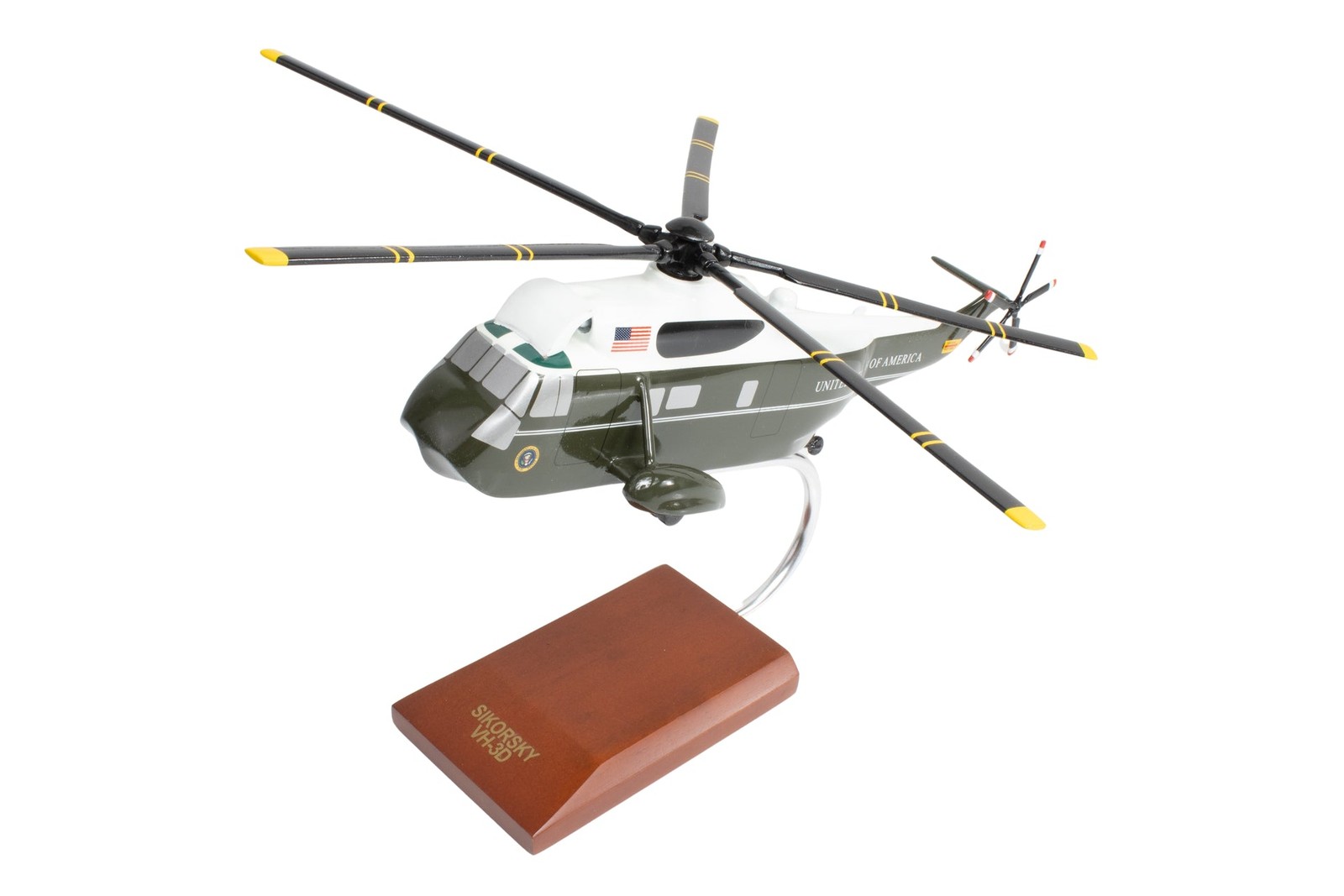 USMC Sikorsky VH-3D Sea King President Marine One Desk Model 1/48 SC Helicopter