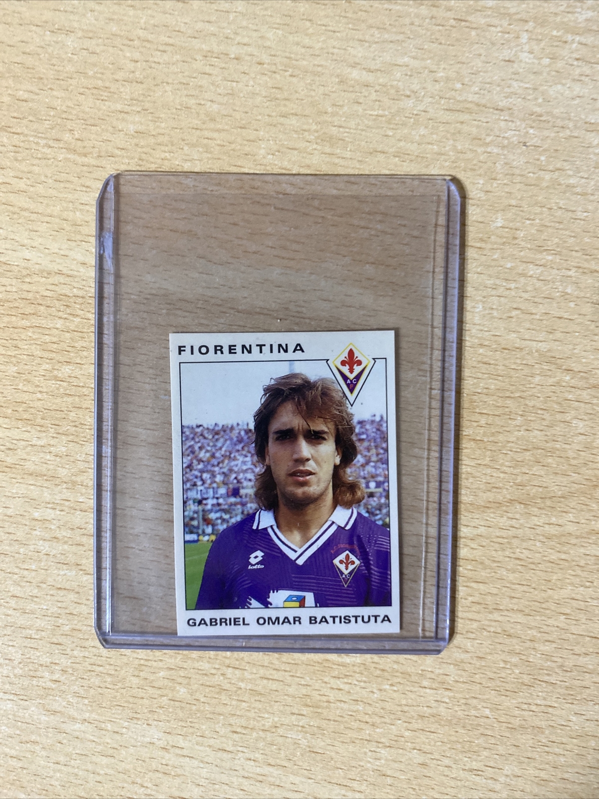 Panini Footballers 1991-1992 Gabriel Omar Batistuta Rookie Sticker #106 Mint