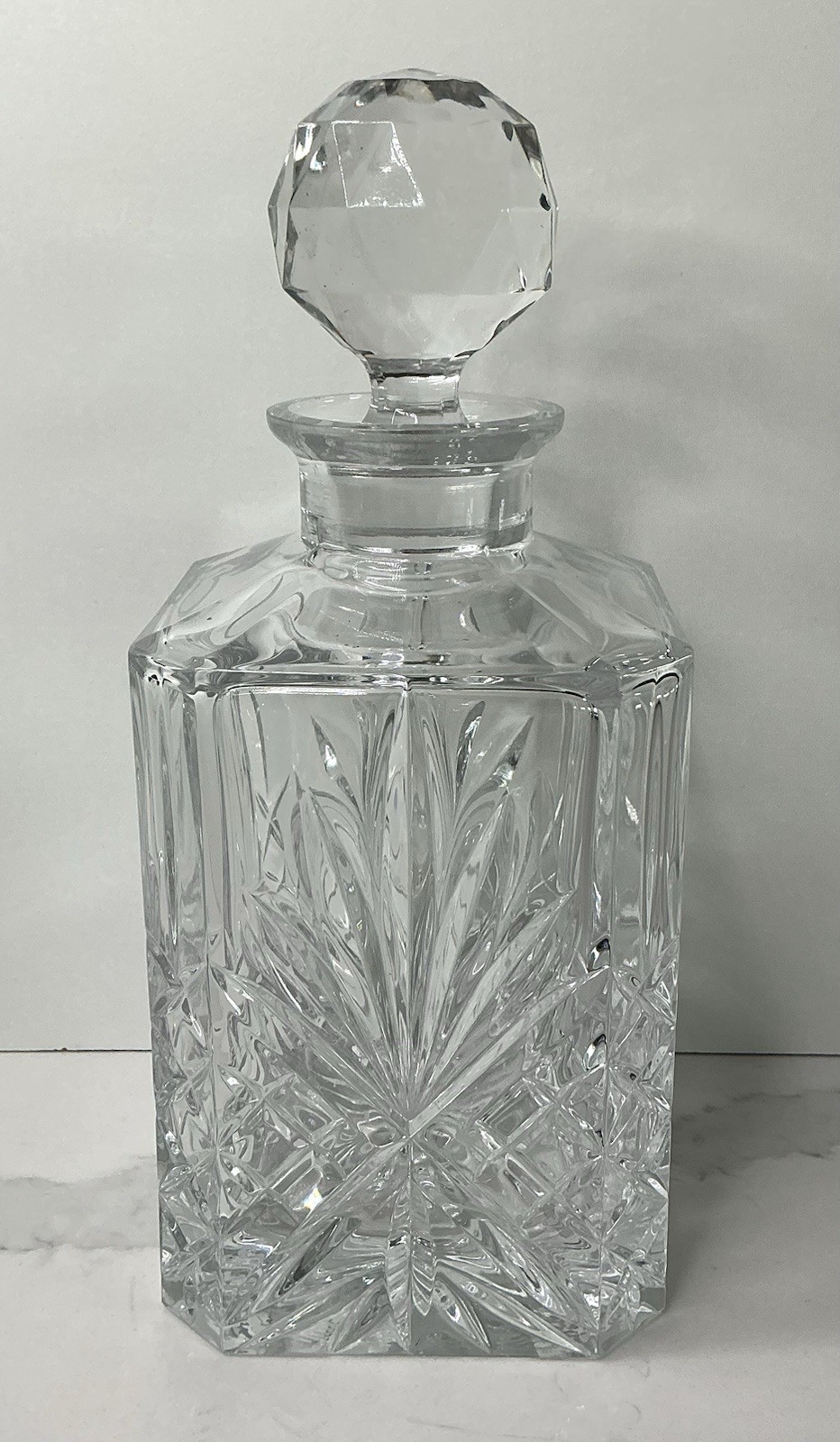 Mikasa Crystal Cavannah Square Decanter Czech Republic Bohemian 10 Mikasa Crystal Cavannah Square Decanter Czech Republic Bohemian 10