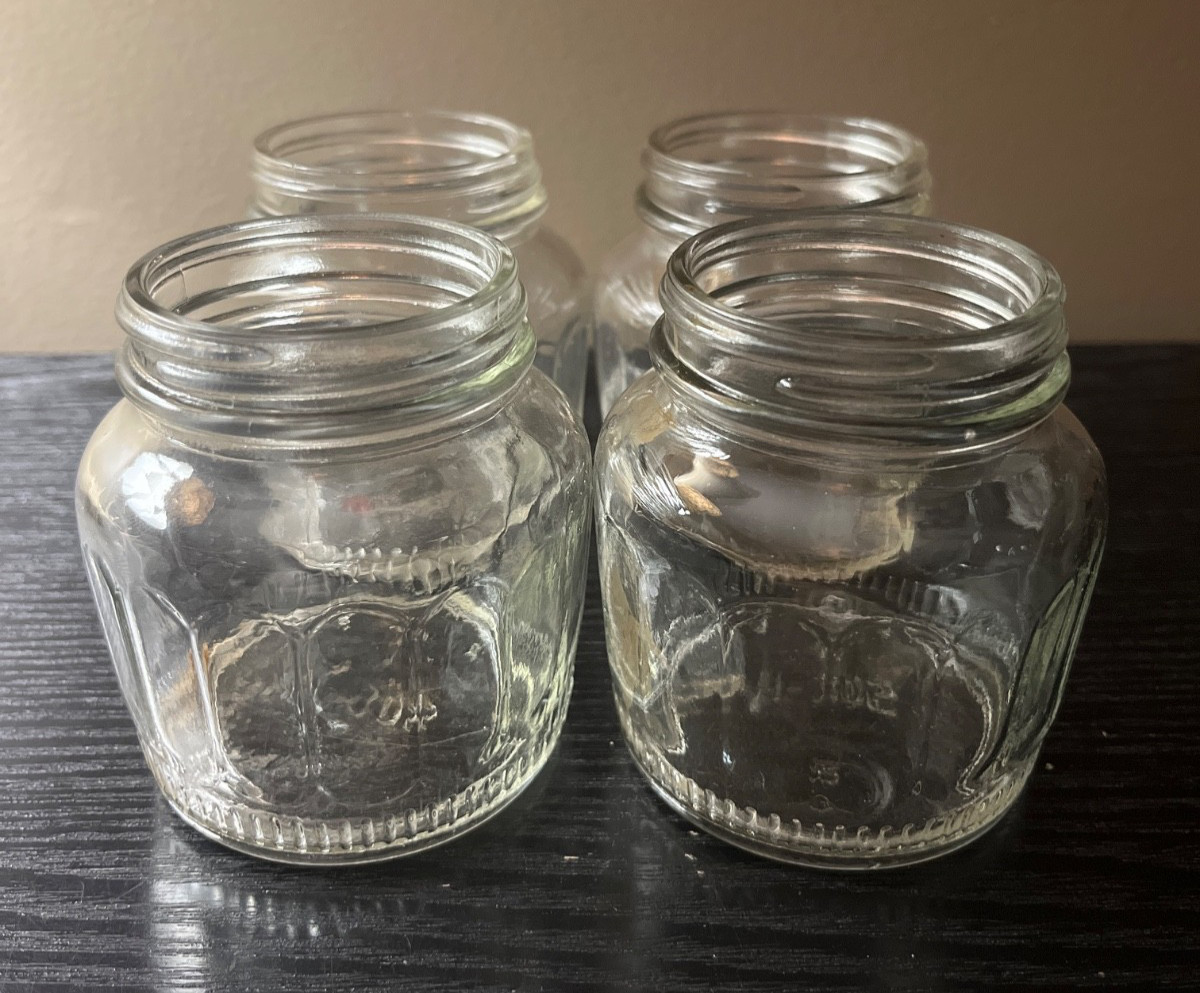 Lot Of 4 Vintage 1930s Heinz Condiment Jars