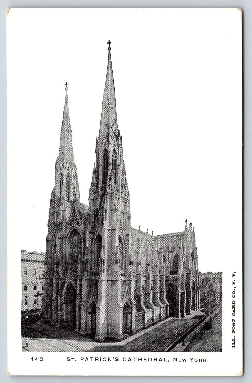 New York City New York Vintage Postcard St. Patrick\'s Roman Catholic Cathedral