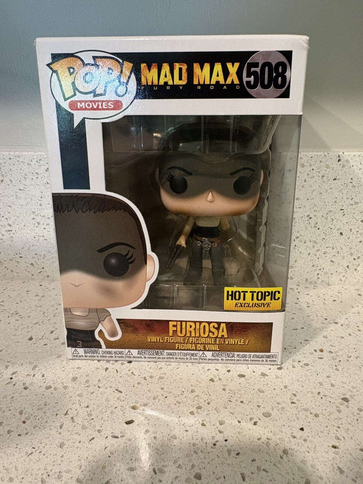 Funko Pop Vinyl Figure: Mad Max Fury Road - Furiosa #508 Hot Topic Exclusive.