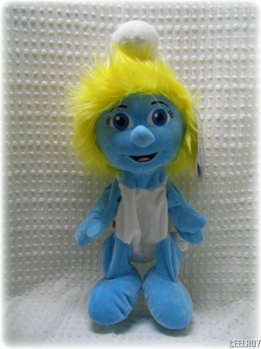 Build a Bear Peyo Smurfette Smurf Movie Retired Unstuffed Free US Ship NWT