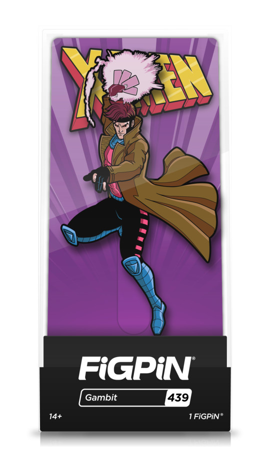 FiGPiN NEW * Gambit * 439 X-Men Animated Marvel Comics Enamel Pin Locked FiGPiN NEW * Gambit * 439 X-Men Animated Marvel Comics Enamel Pin Locked