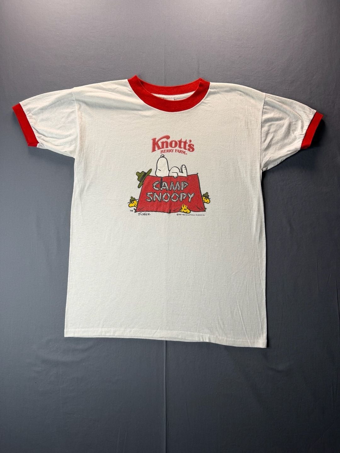 True Vintage 70’s 80’s Knott's Berry Farm Camp Snoopy Ringer T-Shirt True Vintage 70’s 80’s Knott's Berry Farm Camp Snoopy Ringer T-Shirt