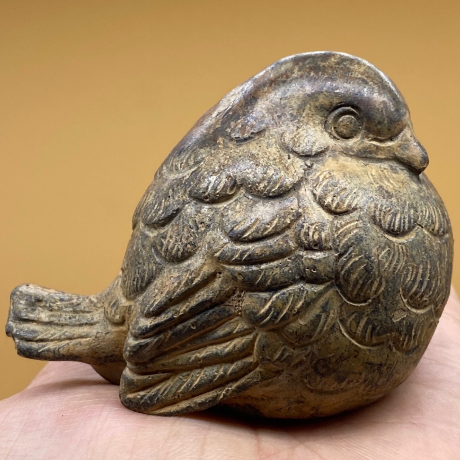 WONDERFUL ANCIENT ROMAN BRONZE BIRD STATUETTE CA 200-300AD