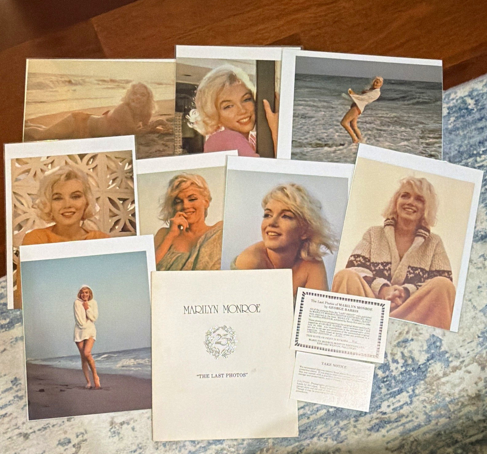 Marilyn Monroe The Last Photos George Barris 1987 Limited Edition Photo Set Marilyn Monroe The Last Photos George Barris 1987 Limited Edition Photo Set