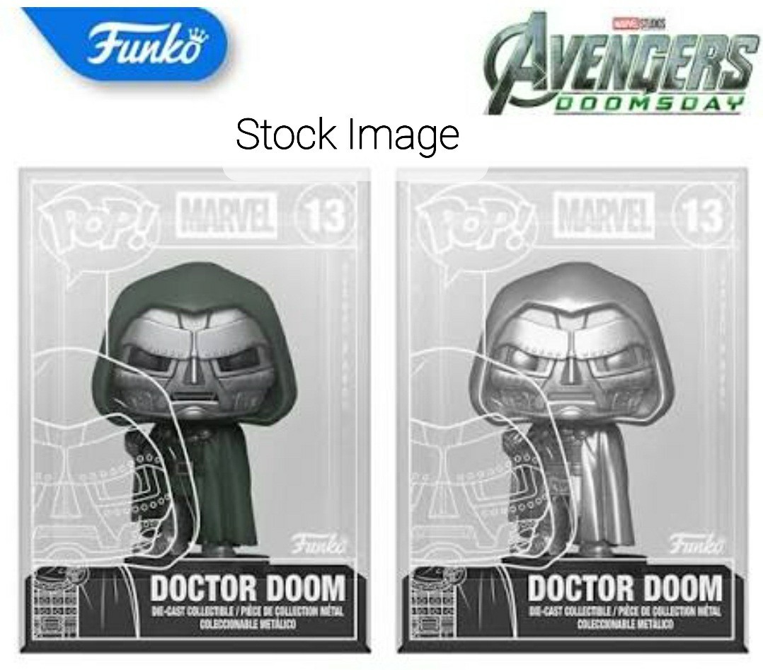 IN-HAND Funko Pop Die-Cast Doctor Doom (Doomsday) Chase & Common - 