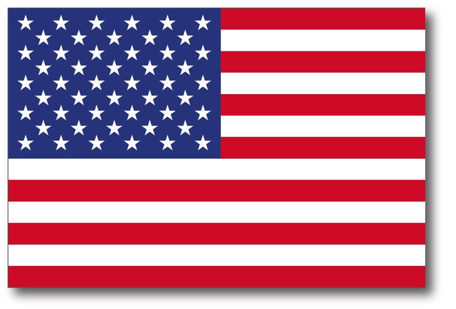 American Flag car magnet 4