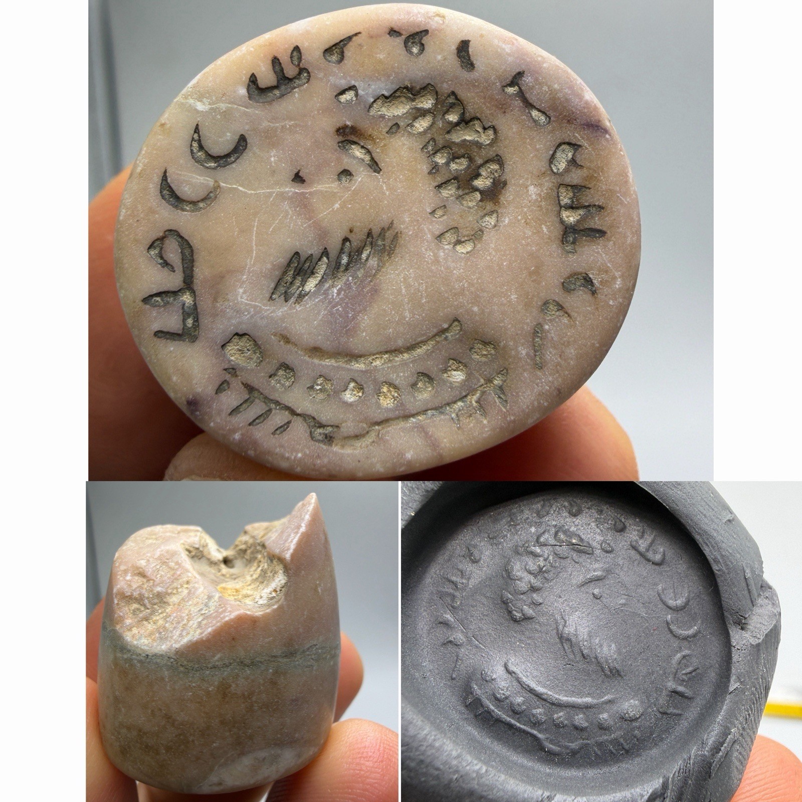 100 AD Ancient Jasper Stone Rare Unique Stamp Seal Rare Found