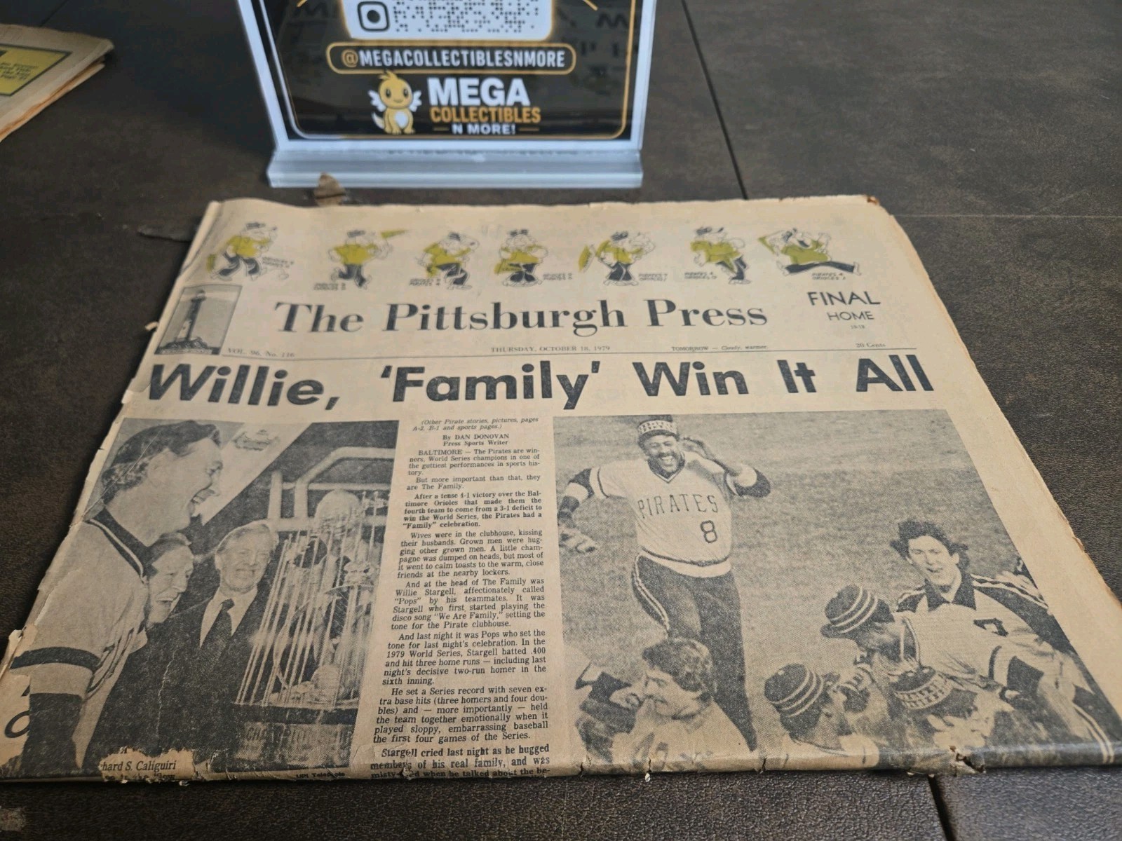 1979 Oct 18 The Pittsburgh Press, Willie, ‘Family’ World Champs (MH50) 1979 Oct 18 The Pittsburgh Press, Willie, ‘Family’ World Champs (MH50)