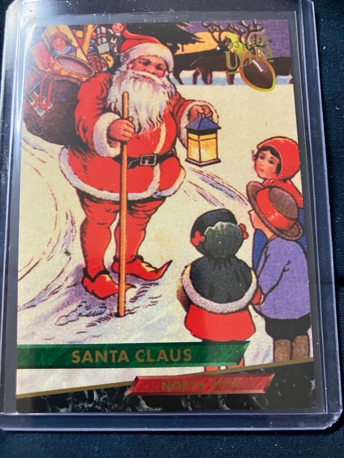 Fleer 1993 Fleer Ultra Santa Claus Merry Christmas Base Set Card