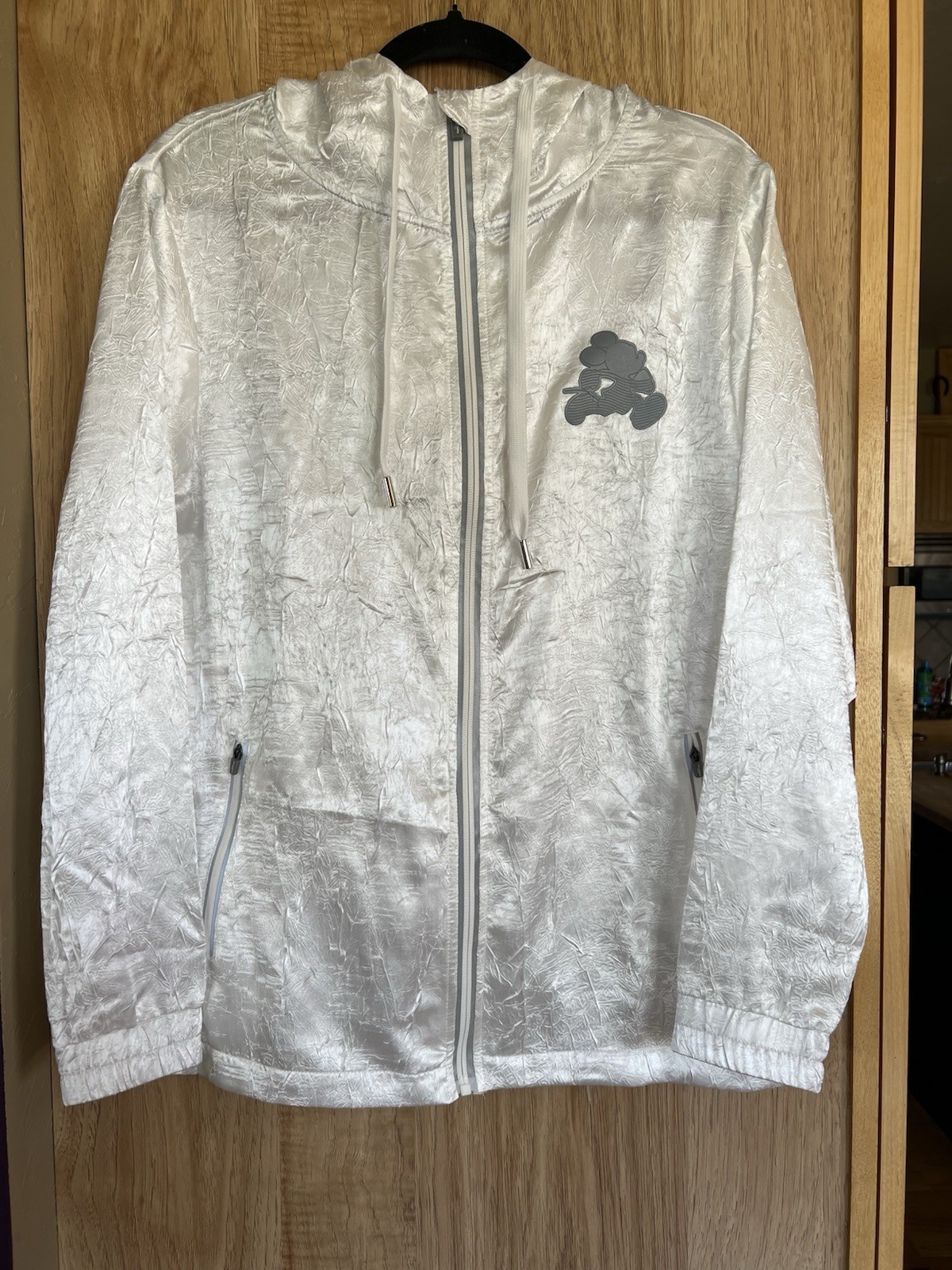 2026 RunDisney Light Running Full Zip Hoodie Jacket - Medium New W Tag White