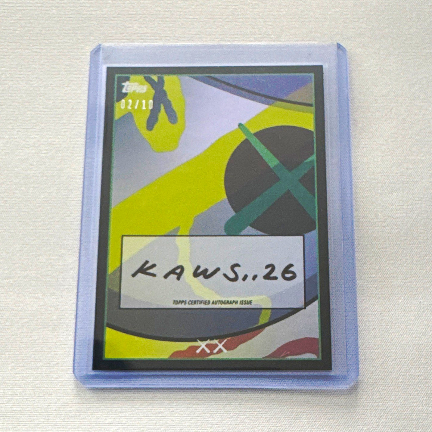 Topps 2026 KAWS x MLB XX KAWS Autograph SSP-K14 Short Print 02/10