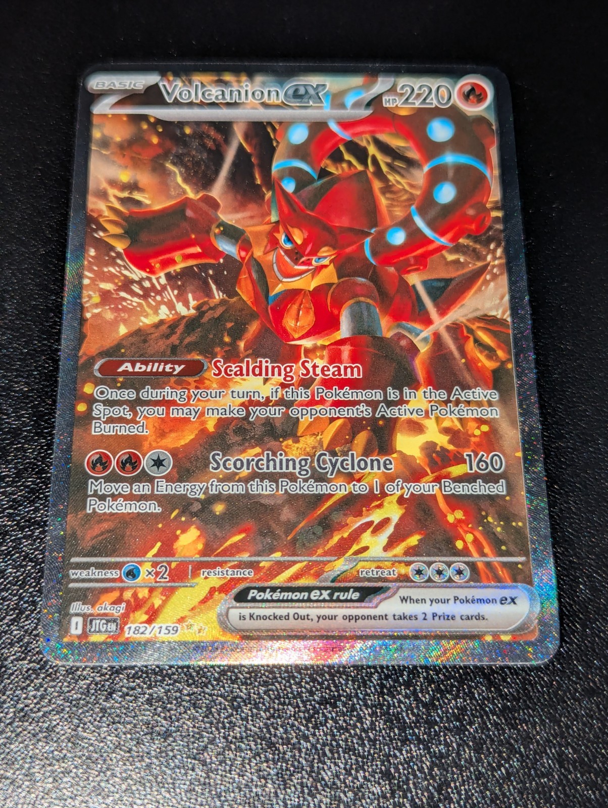 Volcanion ex 182/159 Sv09: Journey Together Holo Volcanion ex 182/159 Sv09: Journey Together Holo
