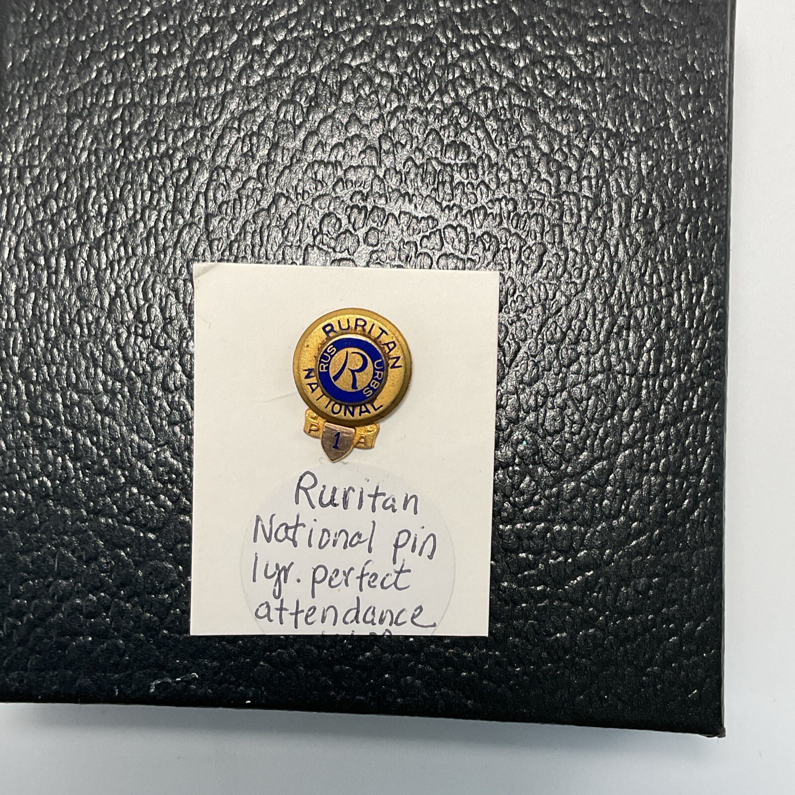 Vintage Ruritan National 1 Year Perfect Attendance Lapel Pin