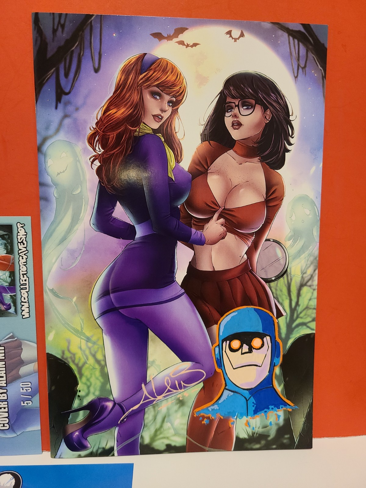 Sketched & Signed #5/50 COA SCOOBY SNACKS AFTER DARK MEGACON EXCLUSIVE ALAIN NIP