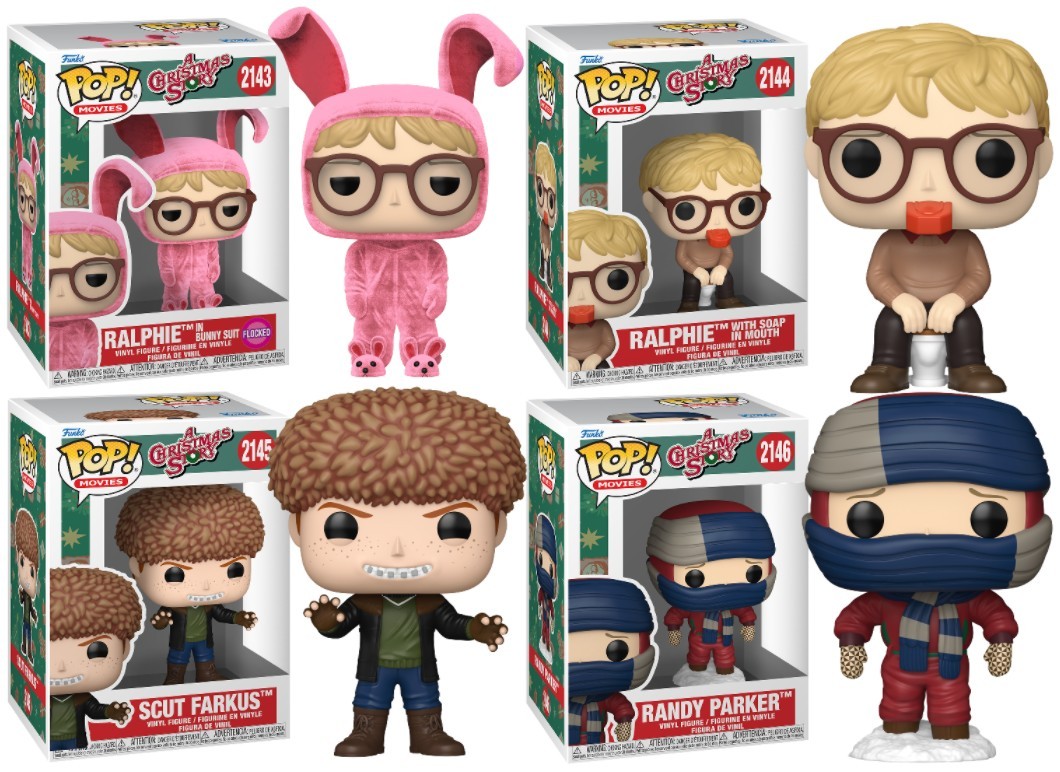 A Christmas Story Funko Pop Complete Set (4)