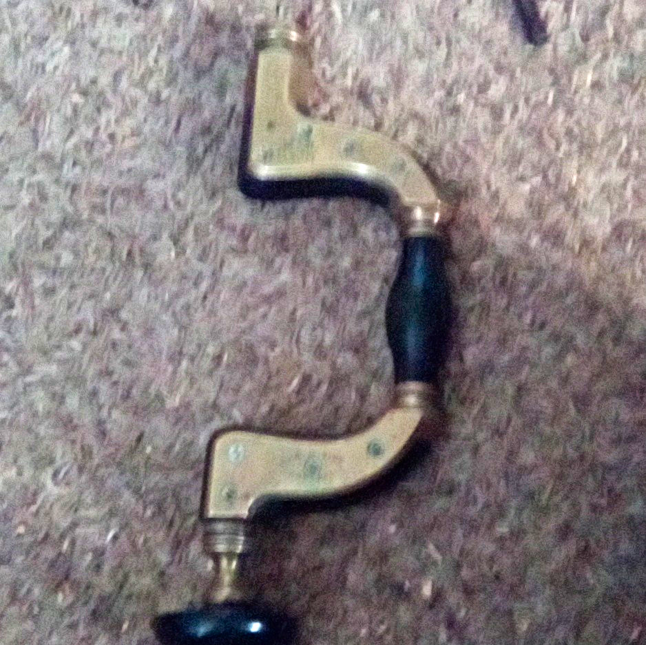Sheffield Brass And Ebony Brace