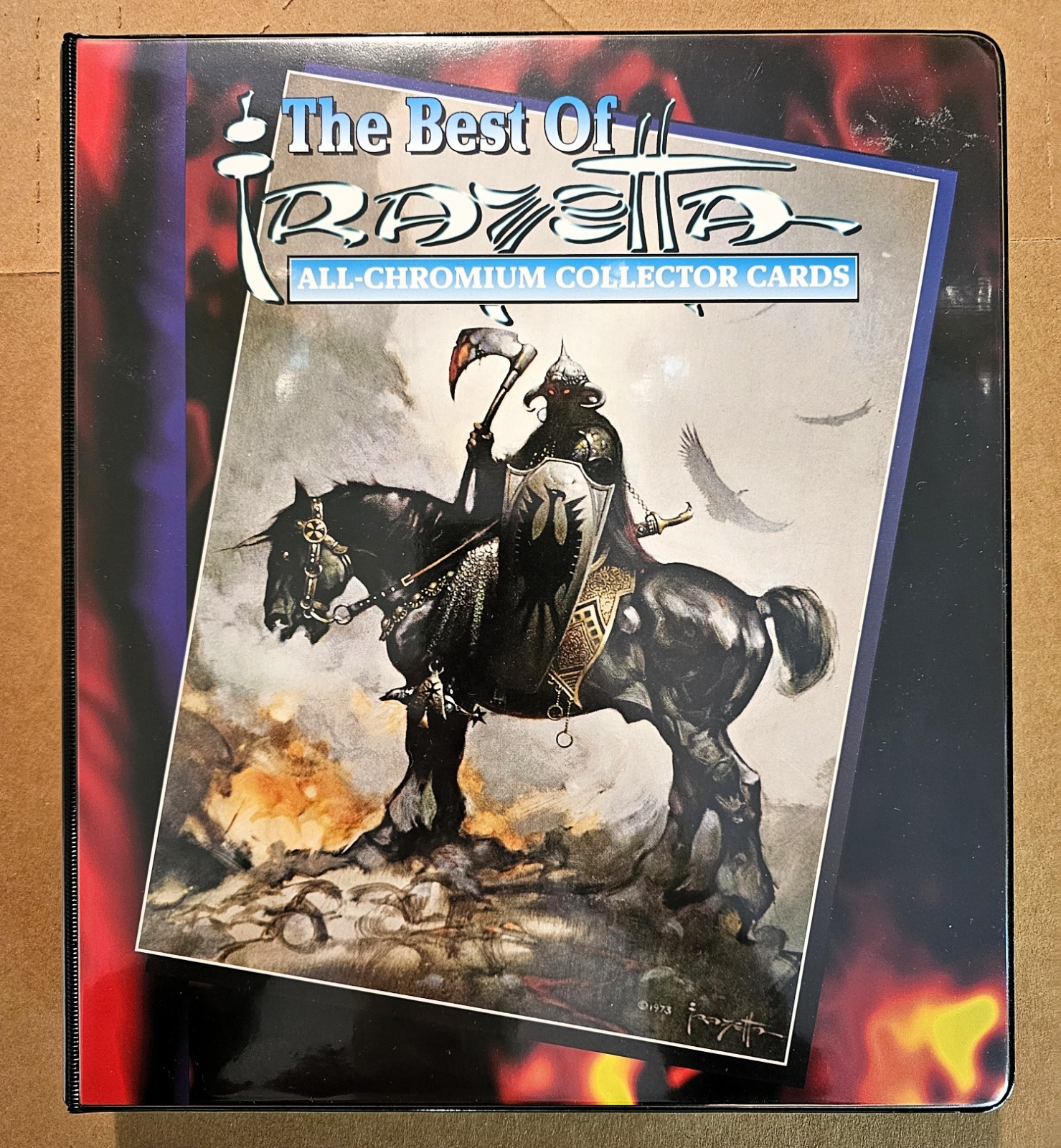 1996 Comic Images Best of Frank Frazetta Chromium Complete Set 1-90 in Binder ++ 1996 Comic Images Best of Frank Frazetta Chromium Complete Set 1-90 in Binder ++