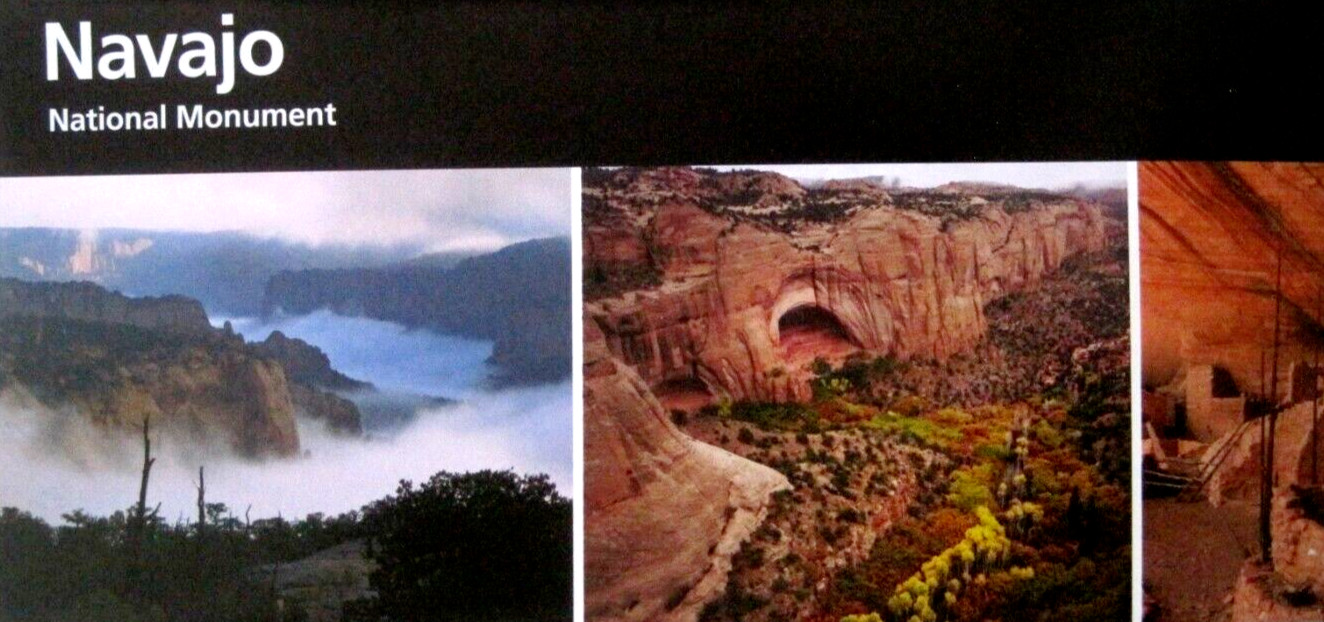 Navajo National Monument Arizona National Park Service Unigrid Brochure Map