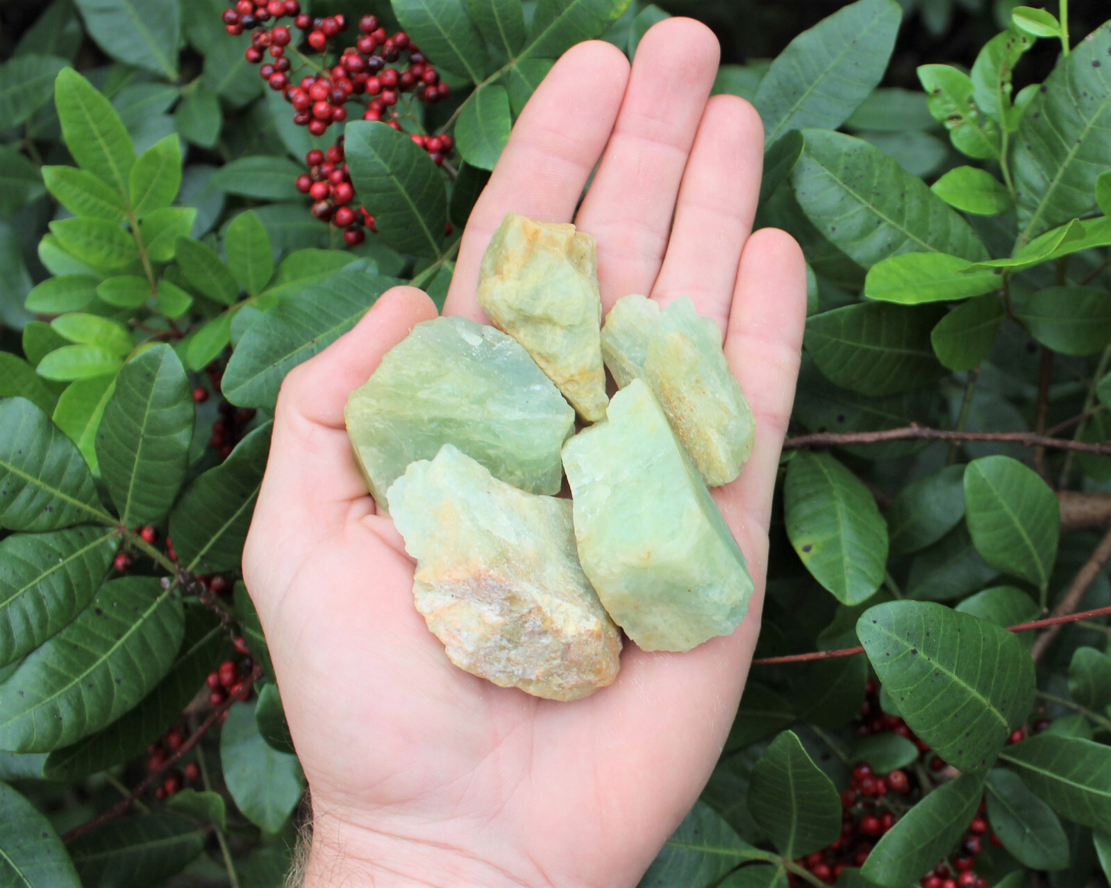 Rough Aquamarine Natural Chunks 1\