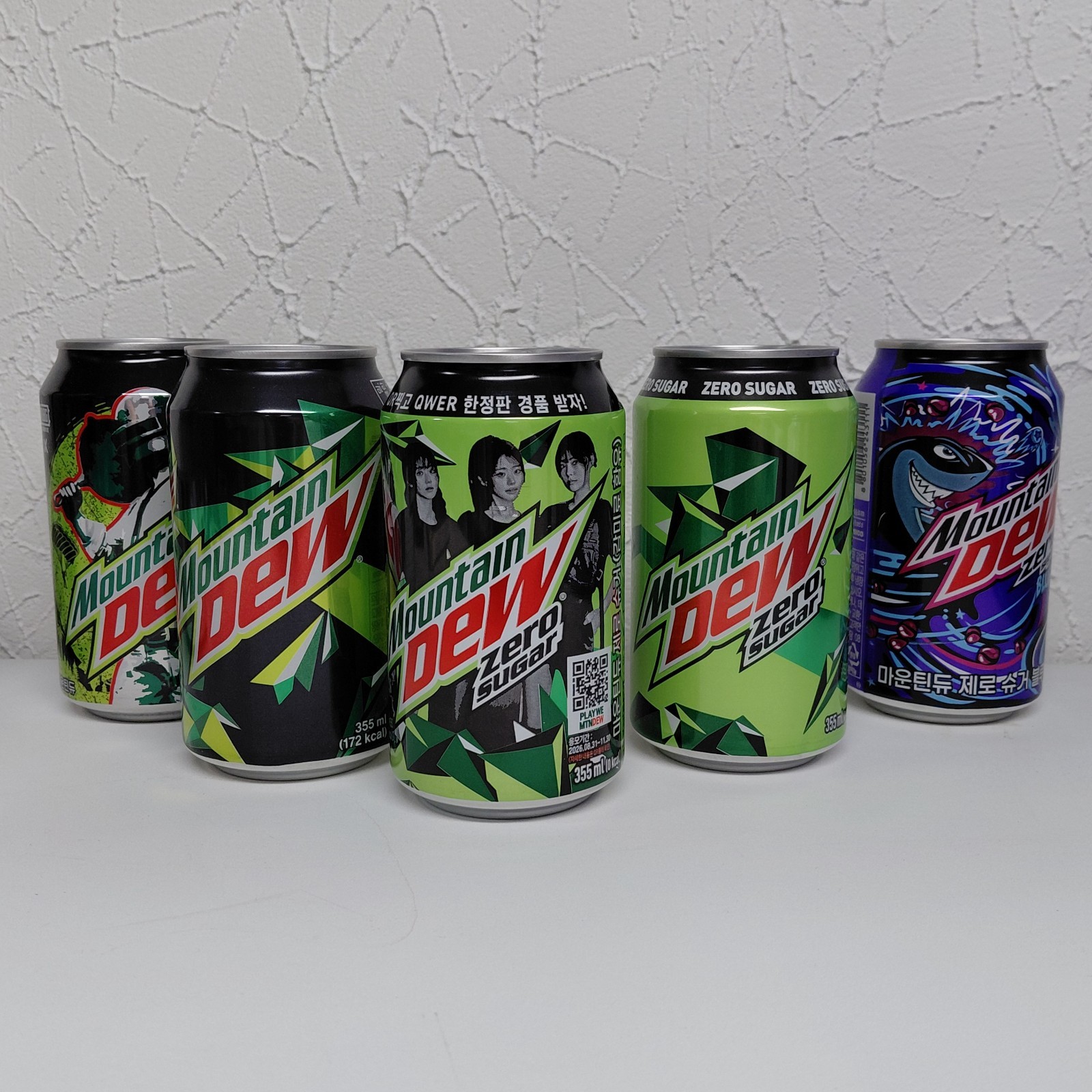 Mountain Dew Korea Collection, 355ml. Empty Mountain Dew Korea Collection, 355ml. Empty