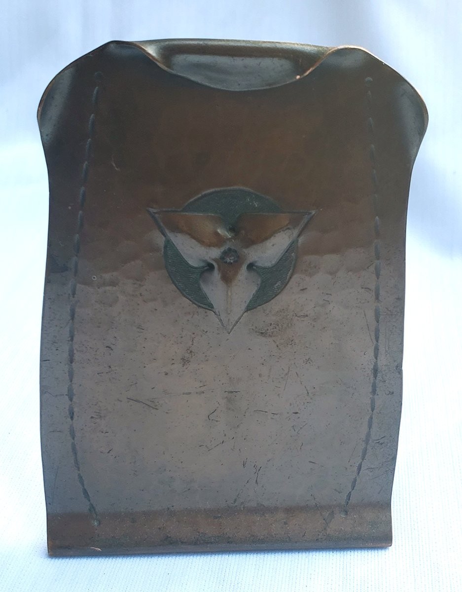 Roycroft Trefoil/Trillium Single Bookend.  Well Marked, Nice Condition