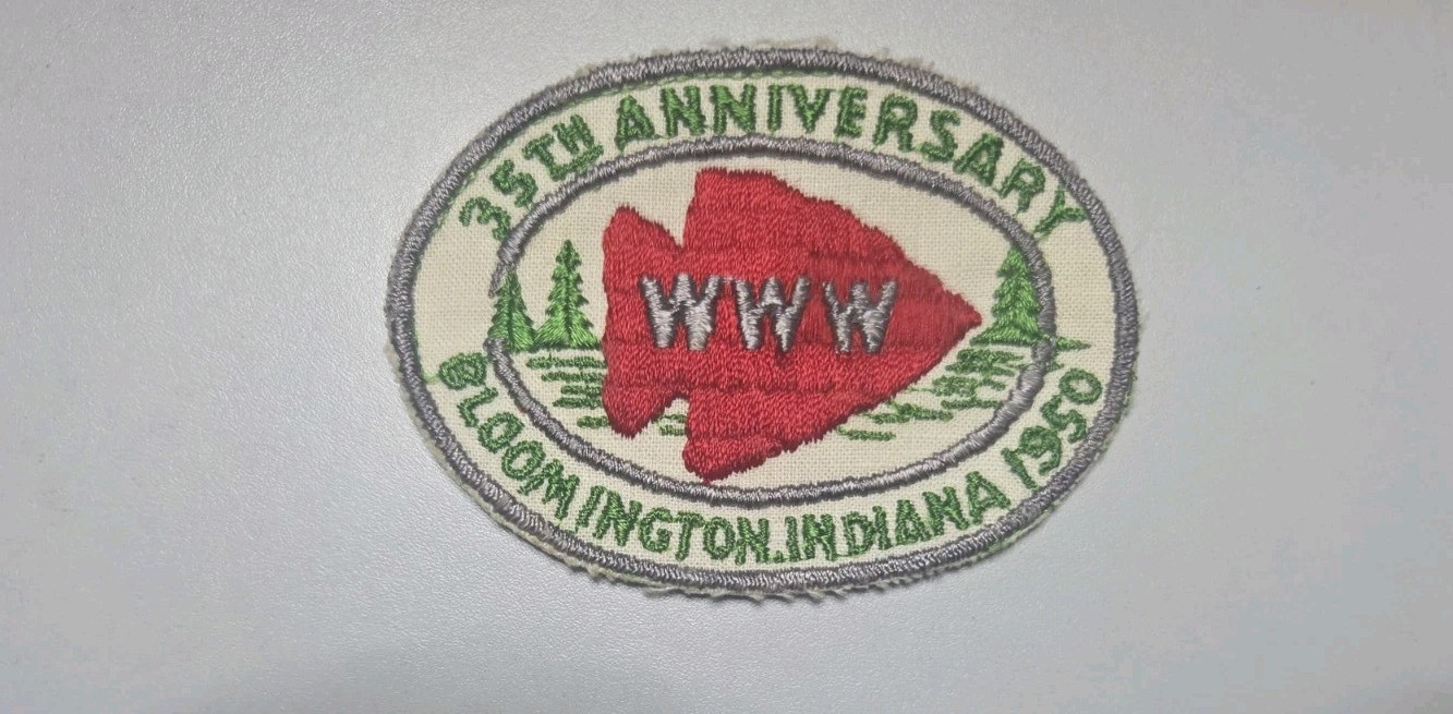 1950 OA NOAC National OA Conference  PATCH 35th Anniversary Authentic ORGINAL