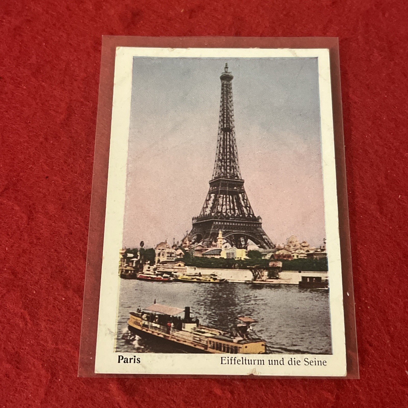 1930s Eckstein “With Eckstein Around The World” EIFFEL TOWER Tobacco Card #3 VG 1930s Eckstein “With Eckstein Around The World” EIFFEL TOWER Tobacco Card #3 VG