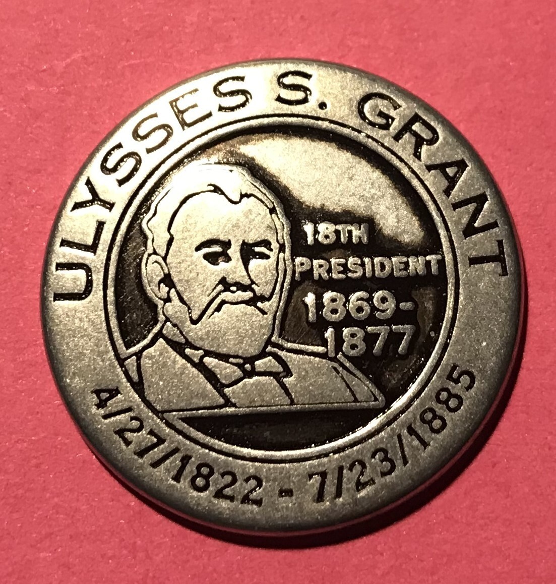 Ulysses S. Grant, 18th President, WhiteHaven Collectible Token Ulysses S. Grant, 18th President, WhiteHaven Collectible Token