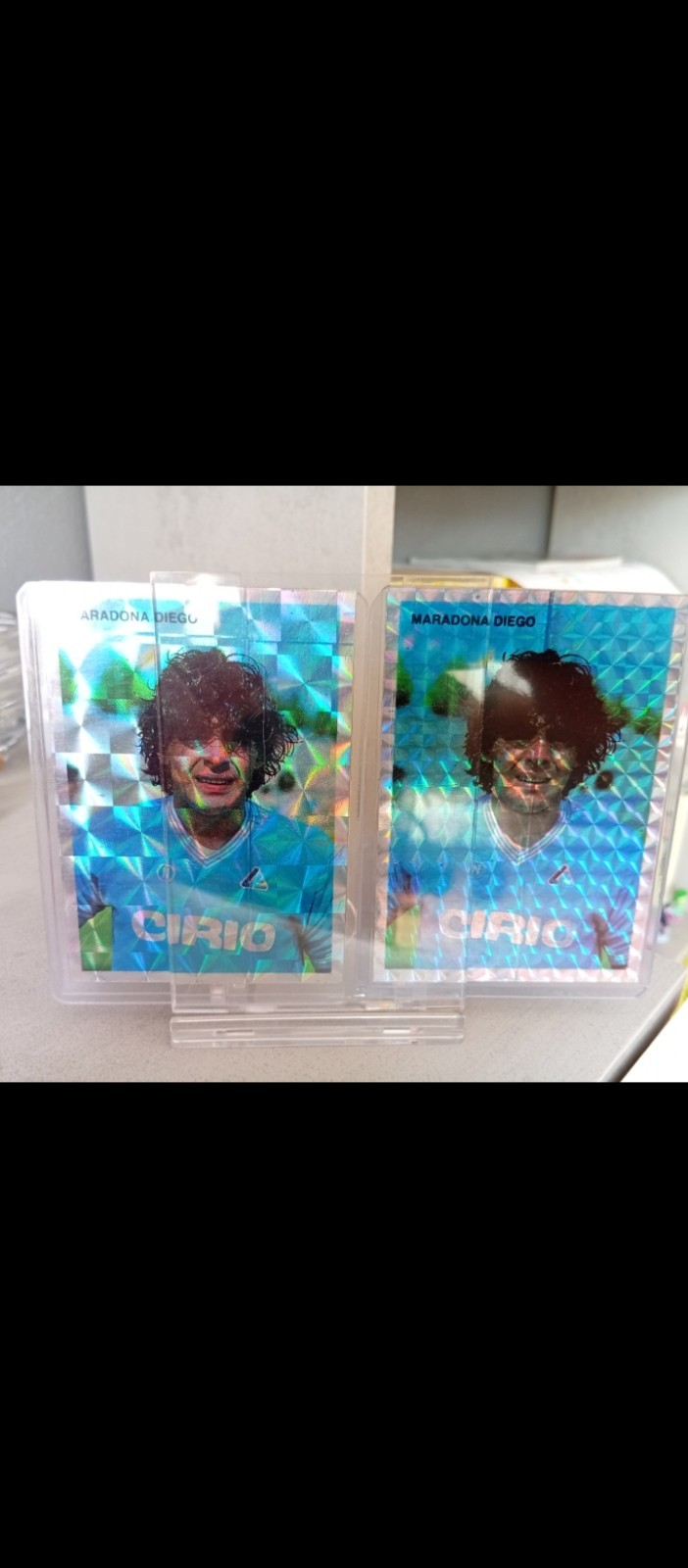 2 Zanetti Edition 1984/85 Diego Armando Maradona Football Holographic Figures