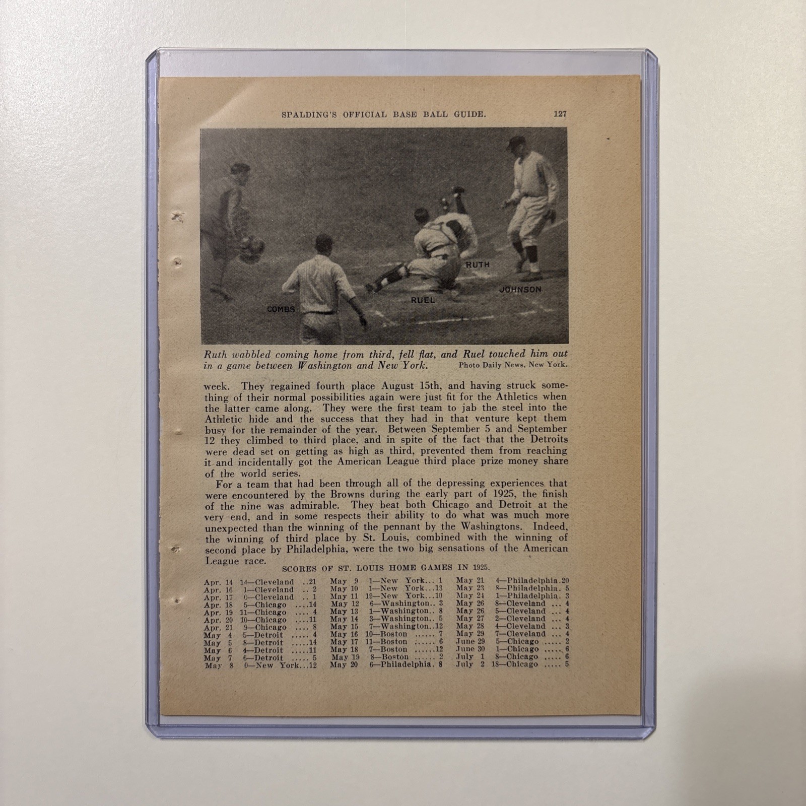 1925 Babe Ruth & Walter Johnson Picture/Chicago White Sox Chief Bender HOF Rare 1925 Babe Ruth & Walter Johnson Picture/Chicago White Sox Chief Bender HOF Rare