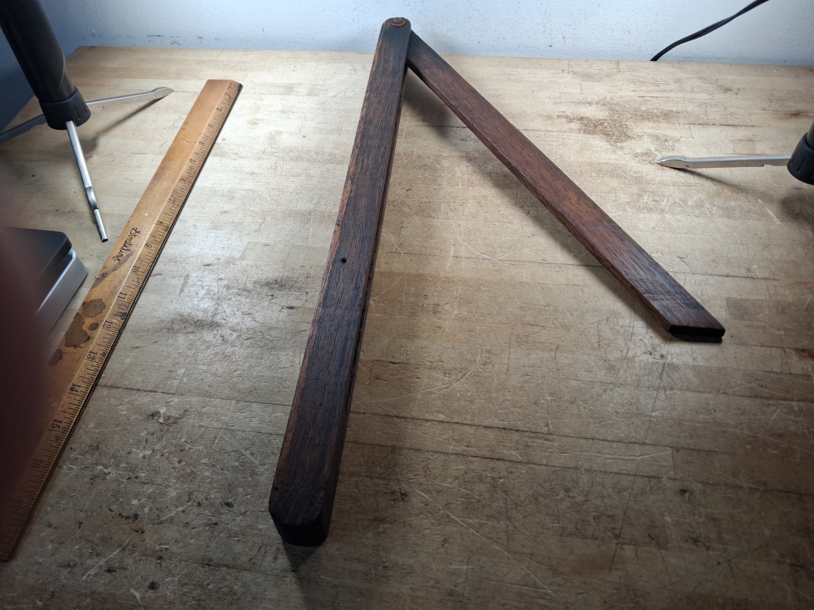 A Very Nice Wooden Adjustable Bevel