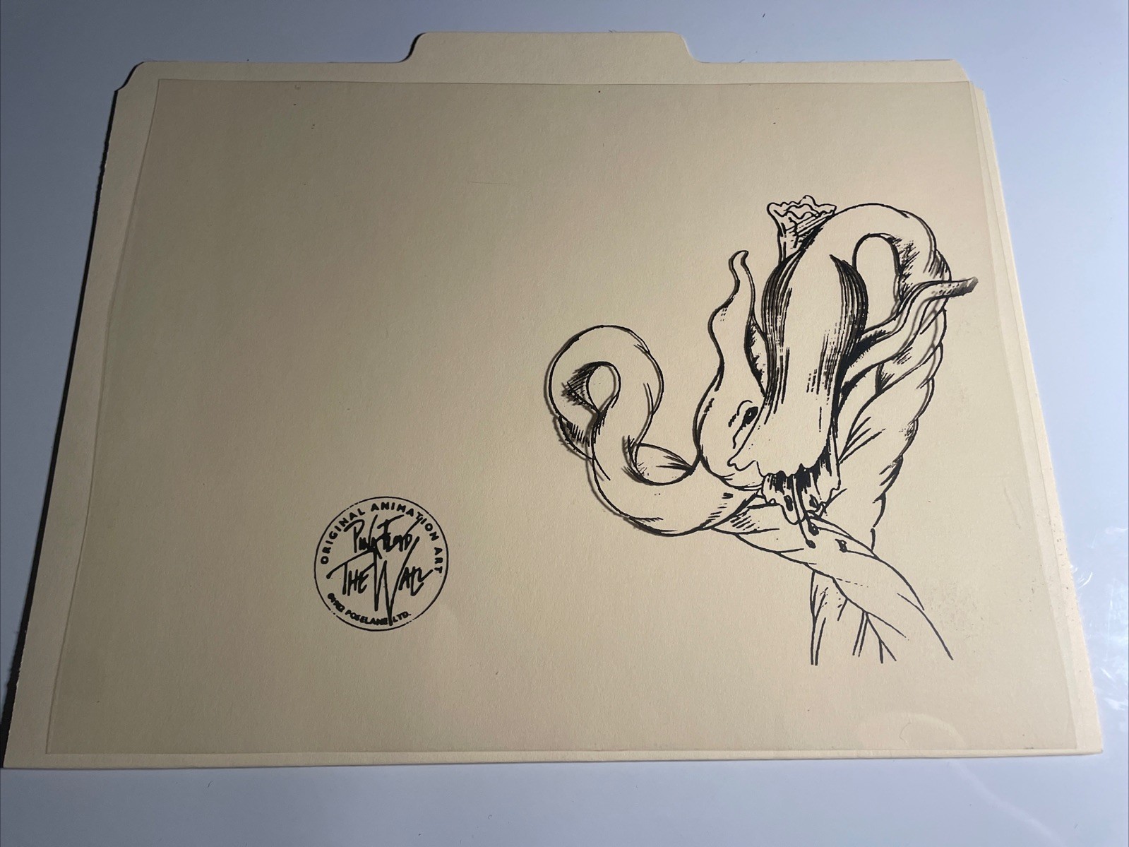 PINK FLOYD THE WALL Animation Cel Publicity Art ORIGINAL Rock Music  Art RARE I4