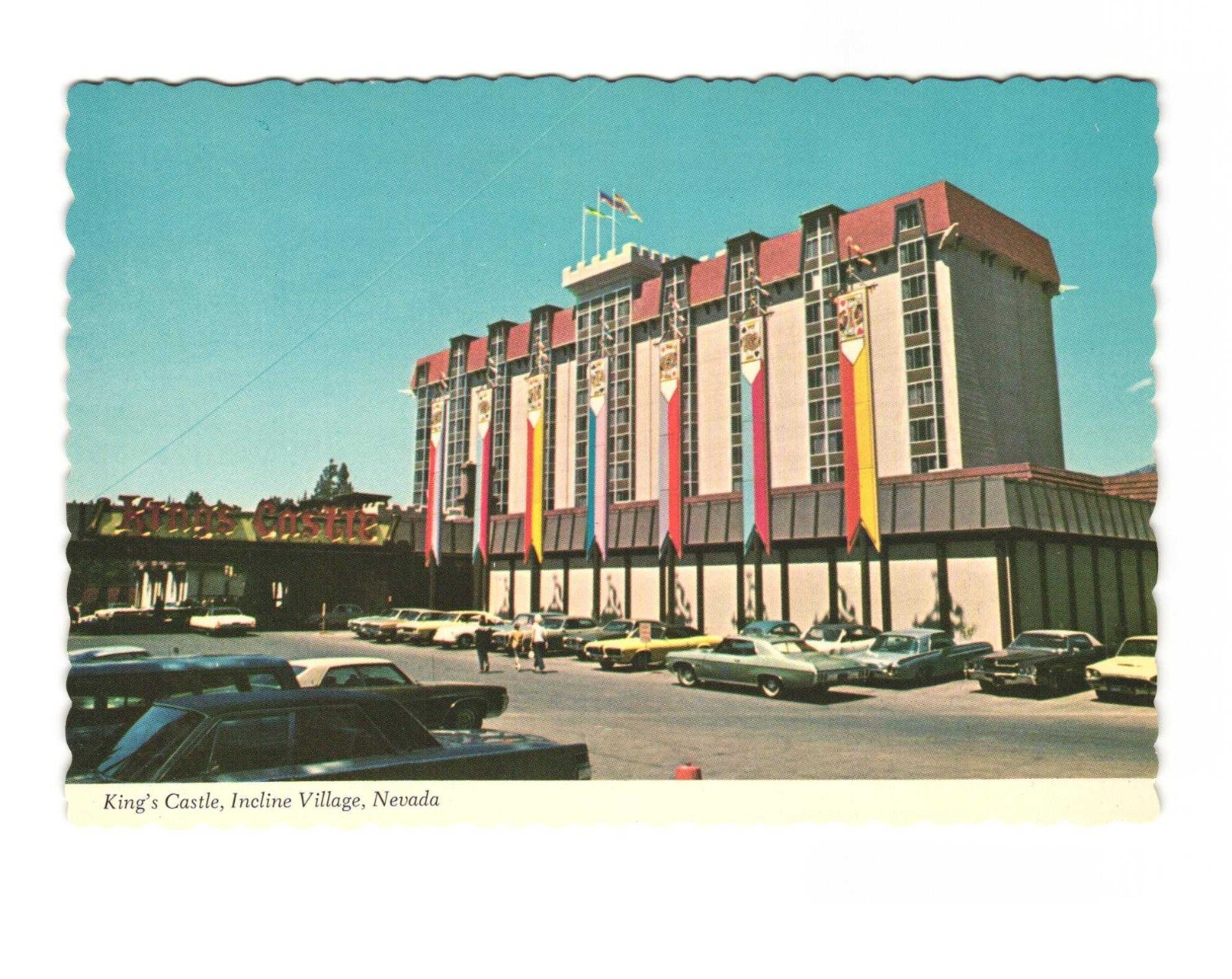 King\'s castle, Incline Village NV vintage postcard unposted