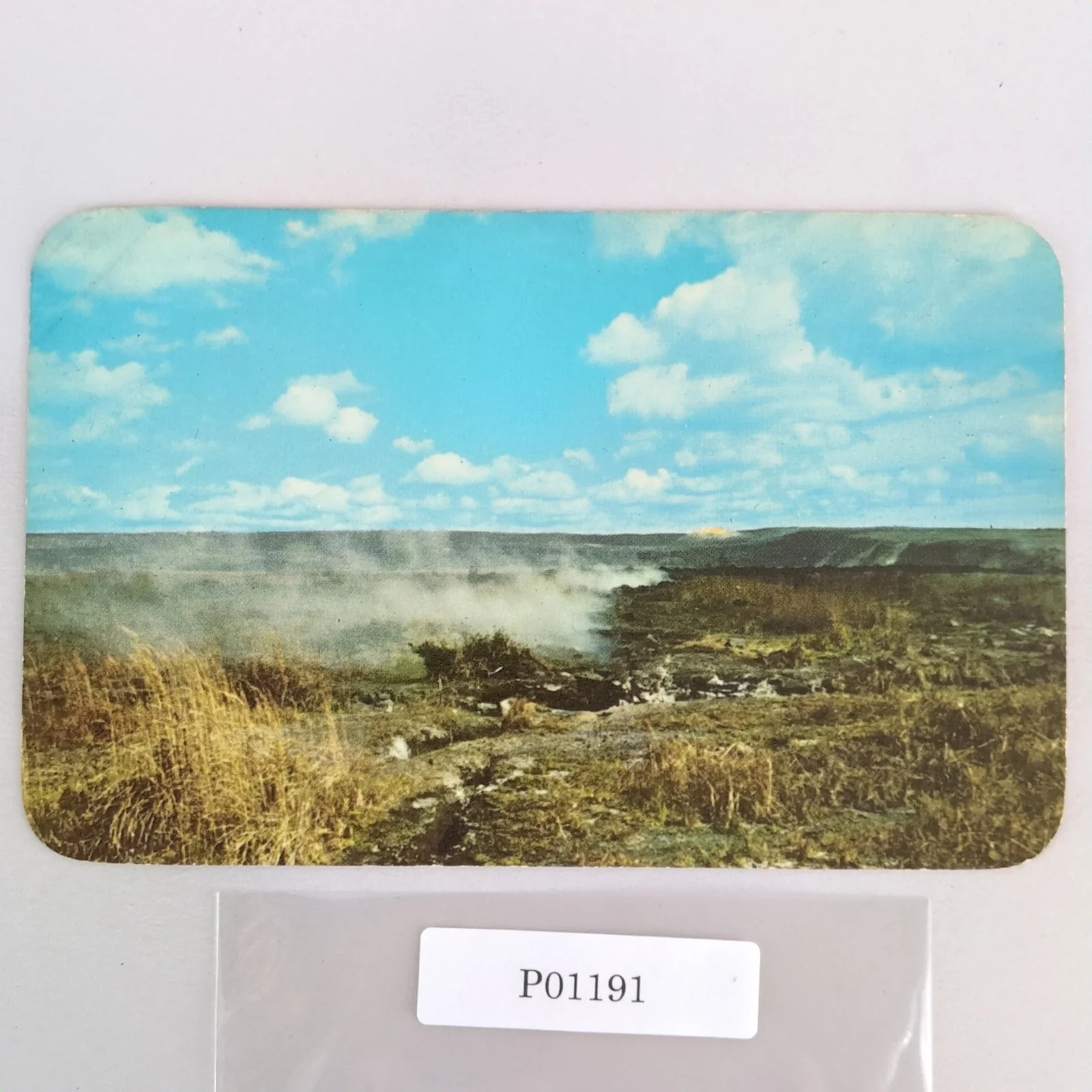 Steam Cracks Floor of Kilauea Hawaii Volcanos National Park 1960s Postcard HI Steam Cracks Floor of Kilauea Hawaii Volcanos National Park 1960s Postcard HI