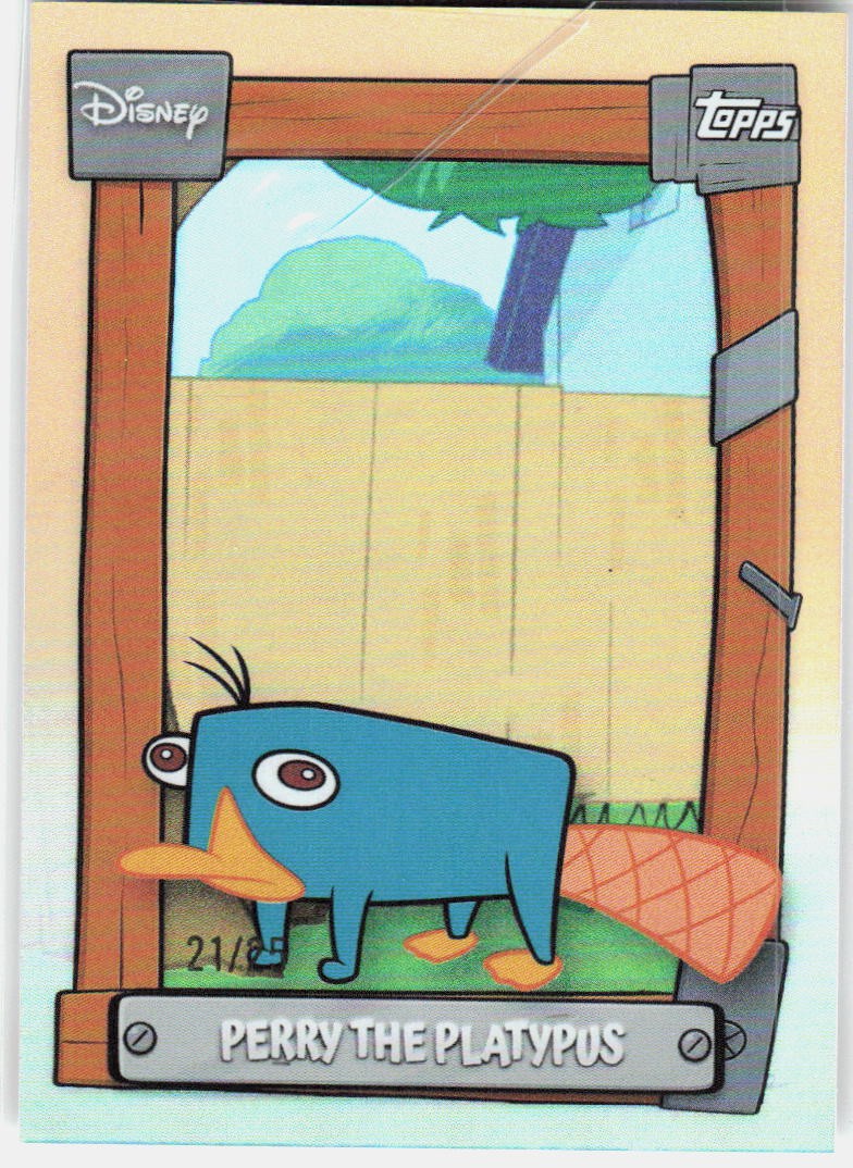 2025 Topps Chrome Disney Chrome Perry the Platypus Orange 21/25 #P&F-5 2025 Topps Chrome Disney Chrome Perry the Platypus Orange 21/25 #P&F-5