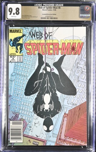 Web of Spider Man 8 Marvel 1985 CGC 9.8 white pages Savannah NEWSSTAND Pedigree Web of Spider Man 8 Marvel 1985 CGC 9.8 white pages Savannah NEWSSTAND Pedigree