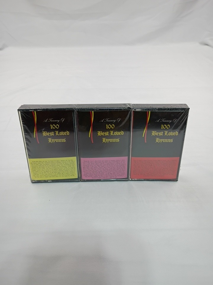 Sealed A Treasury Of 100 Best Loved Hymns Cassette 1987 Good Music Lot Of 3