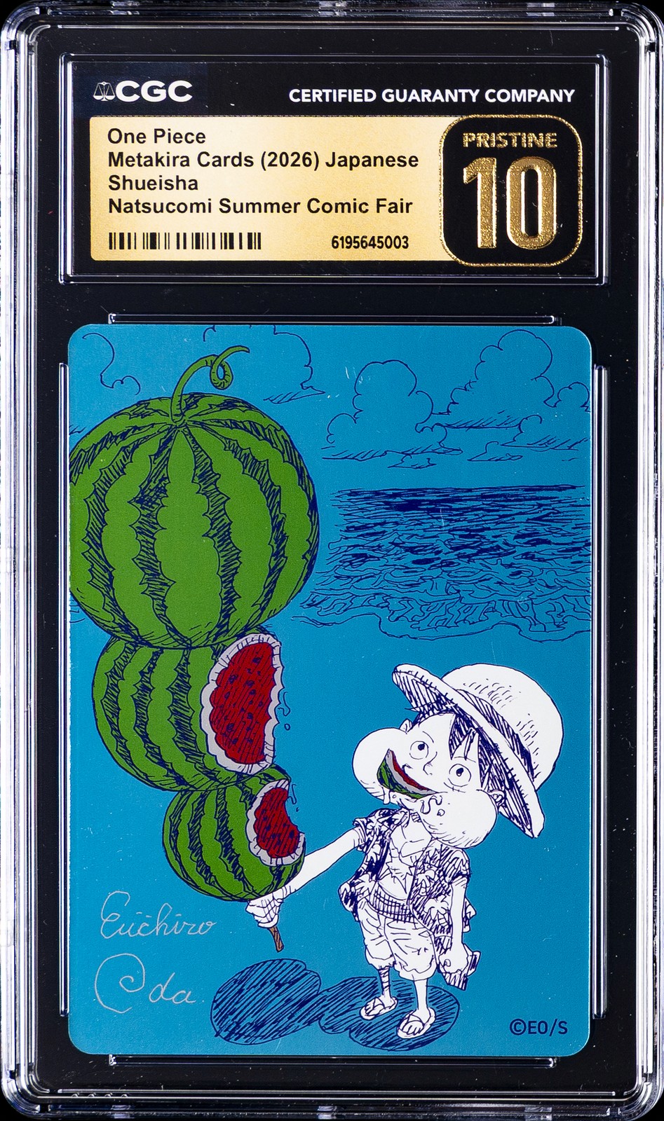 2026 ONE PIECE METAKIRA CARDS SHUEISHA CGC 10 PRISTINE