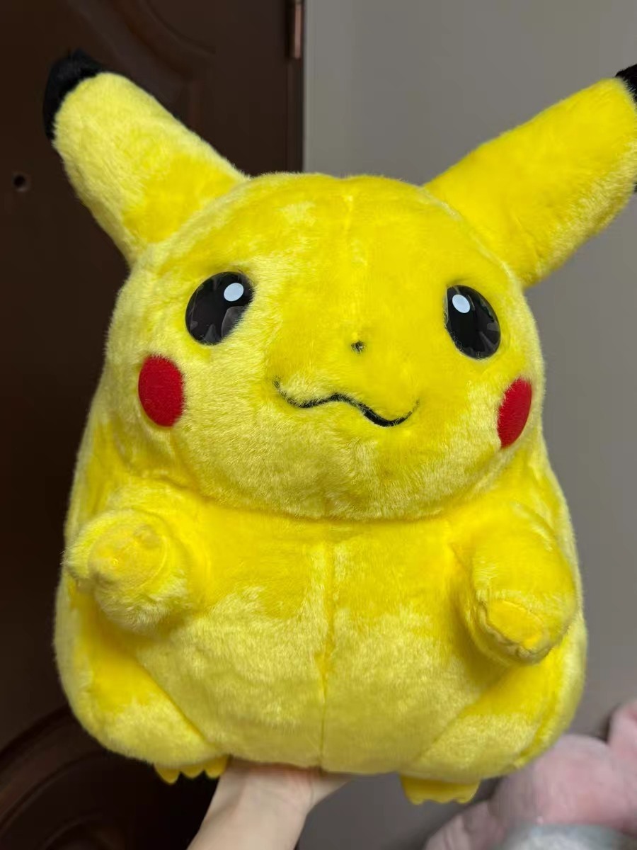 Takara Tomy 30th Anniversary 1/1 Chubby Pi/ka Plush Doll 40cm Collectible Toy Takara Tomy 30th Anniversary 1/1 Chubby Pi/ka Plush Doll 40cm Collectible Toy