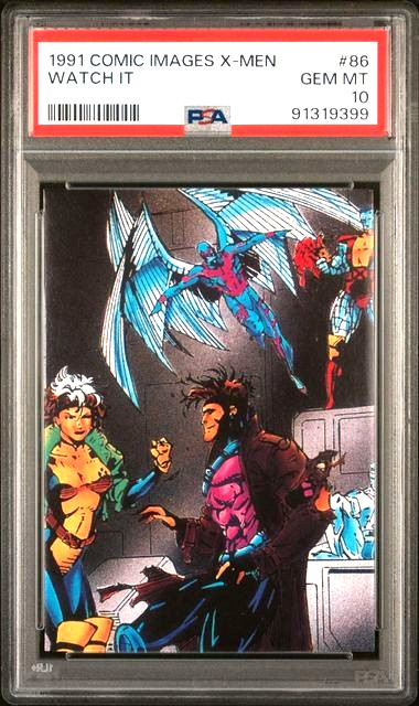 Marvel PSA 10 Gambit - 1991 Comic Images X-Men Watch It PSA 10 (Pop 5) Rogue