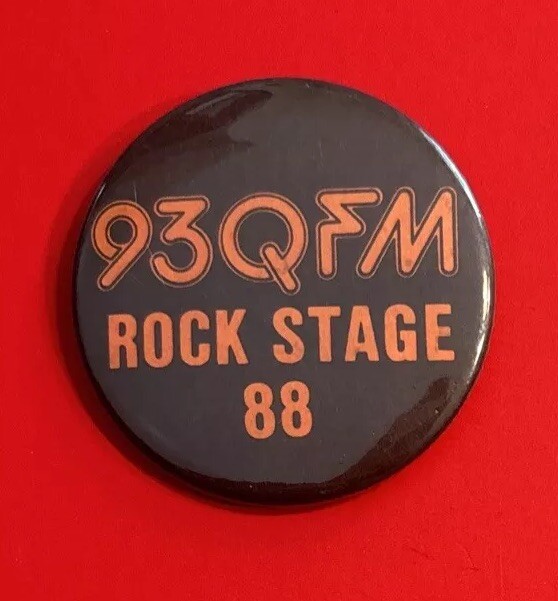 1988 93 QFM Rock Stage Button 2
