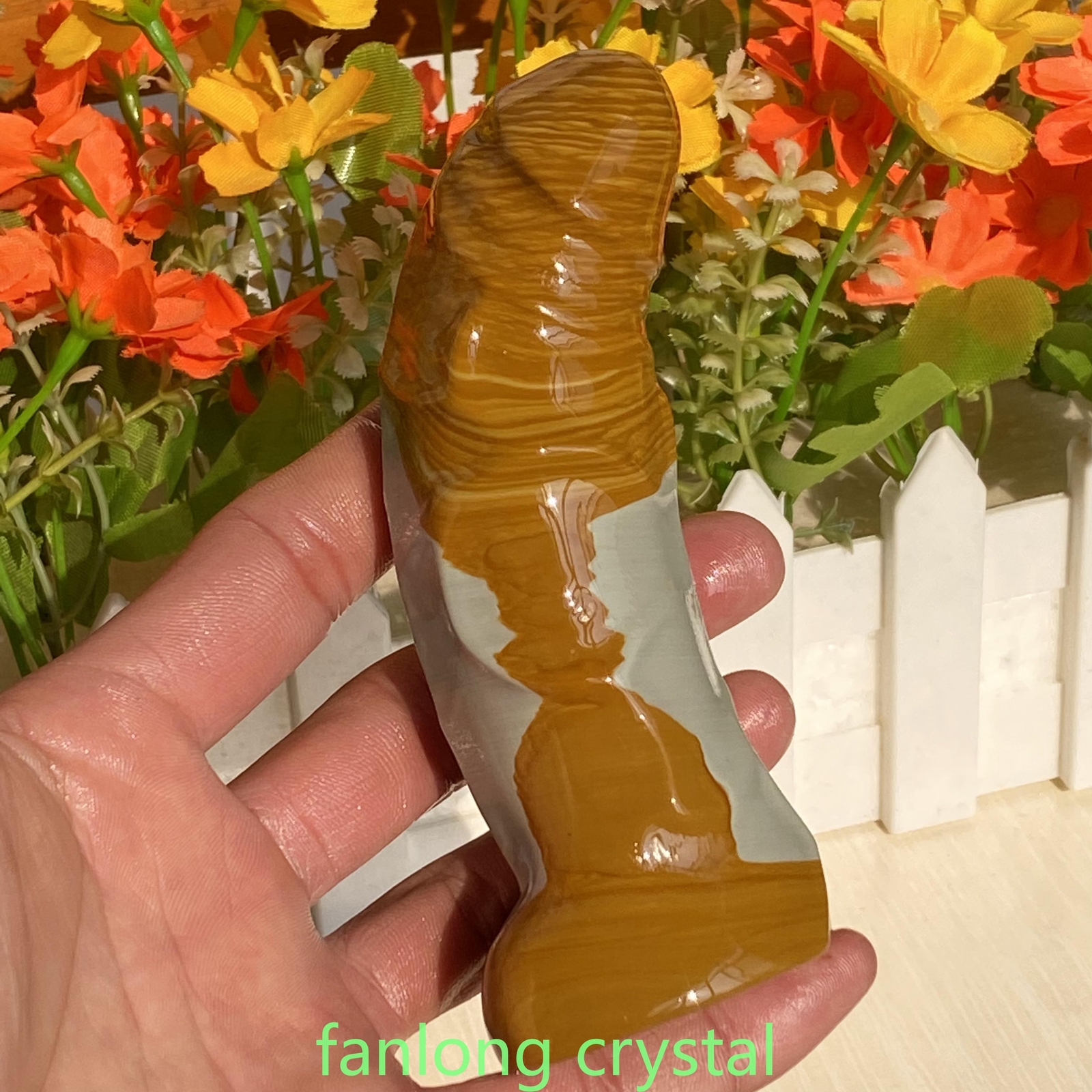 wholesale 4.7in Natural  penis Quartz Crystal Carved Figurines Reiki 1pcs